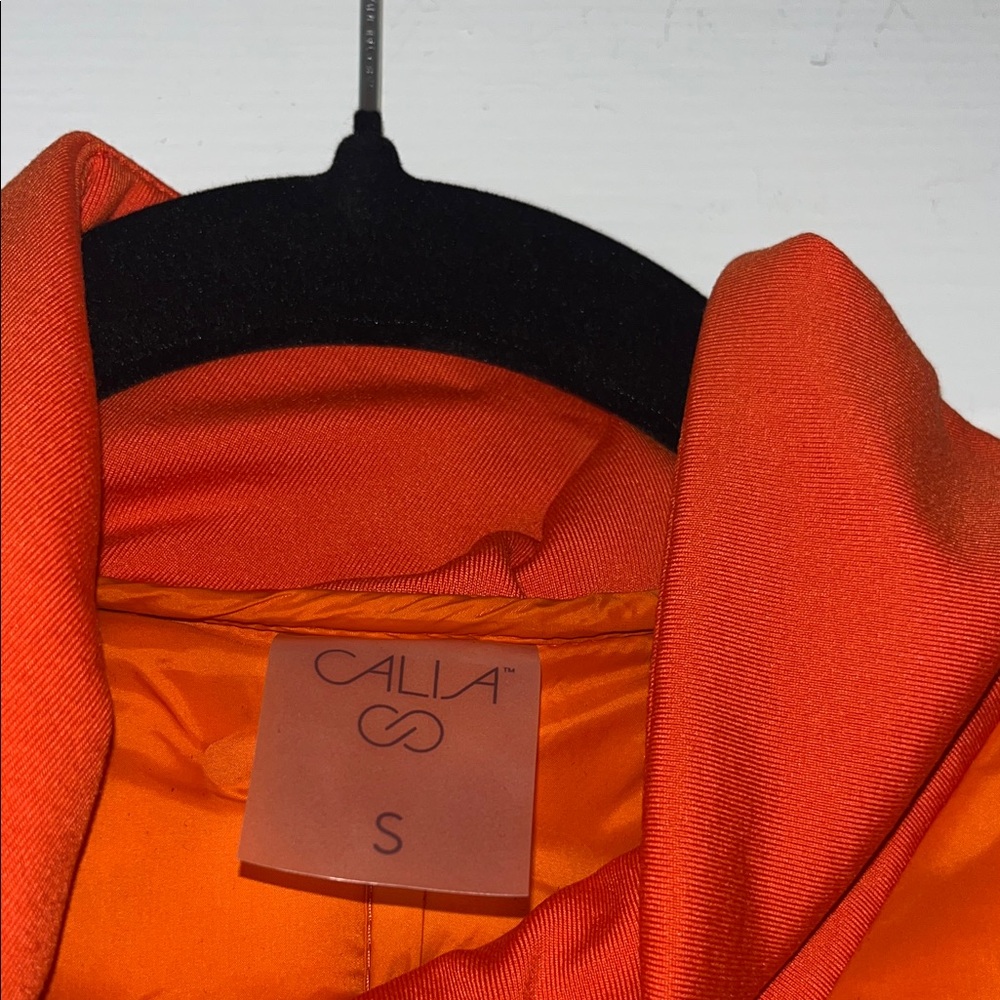 Women's Vibrant Orange Ski Jacket - Picture 7 of 9